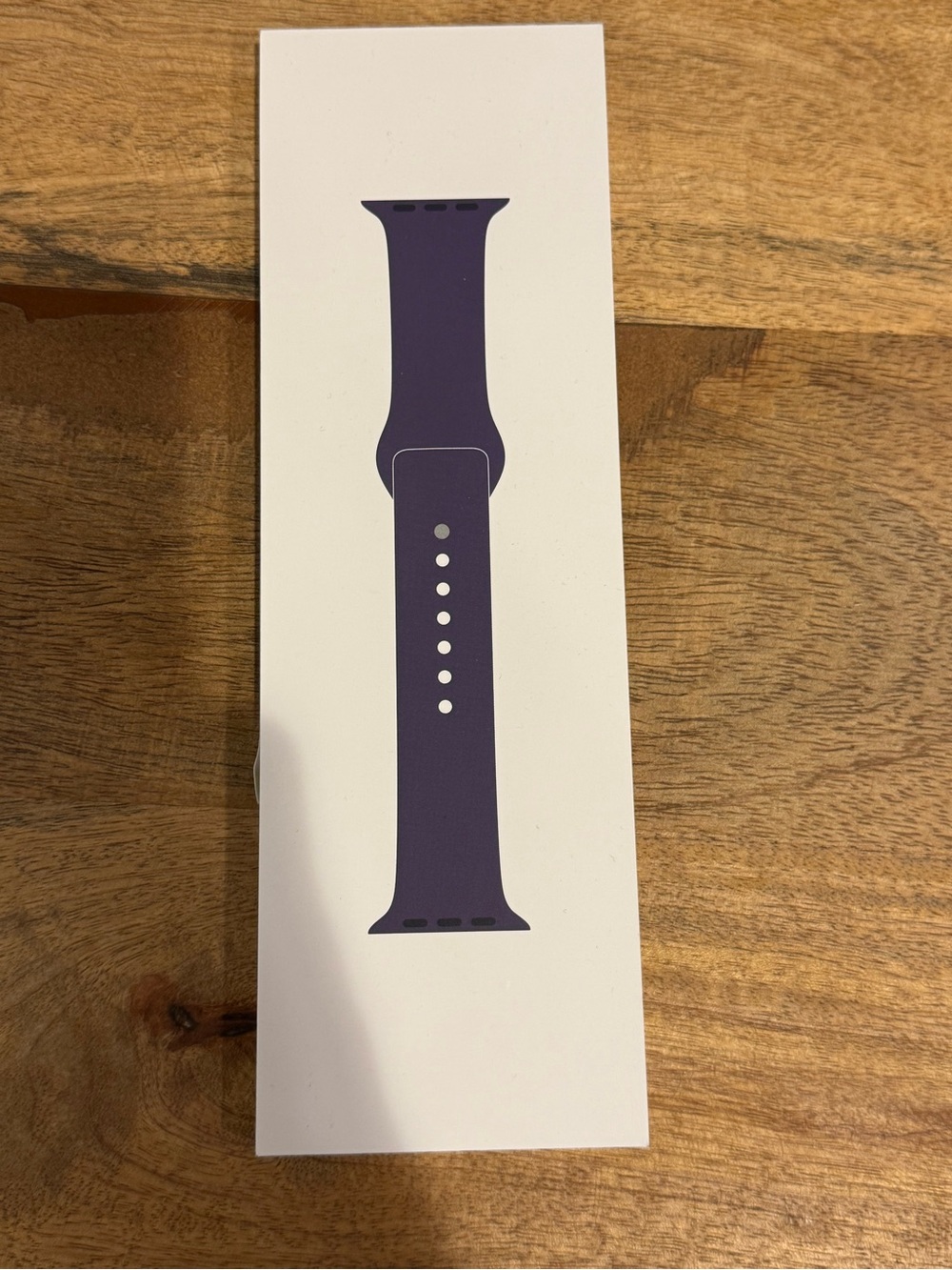 Apple Silicone Watch Band in Deep Purple